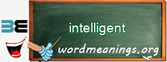 WordMeaning blackboard for intelligent